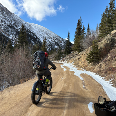 Ice Climbing by E-Bike