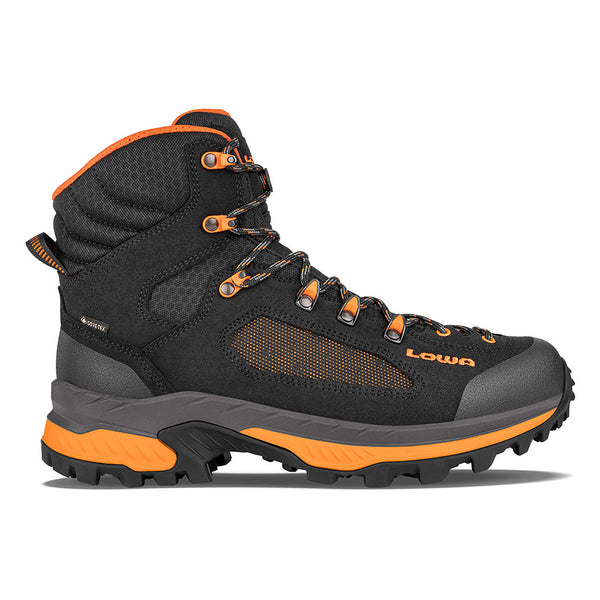 CORVARA GTX MID - BLACK/ORANGE – LOWA Boots