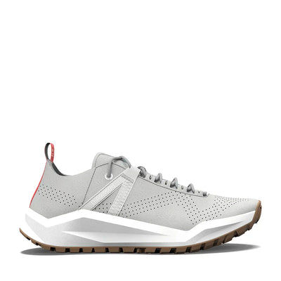 Side view of KAYOLA LT Ws women's shoe in no dye and coral with rugged sole 