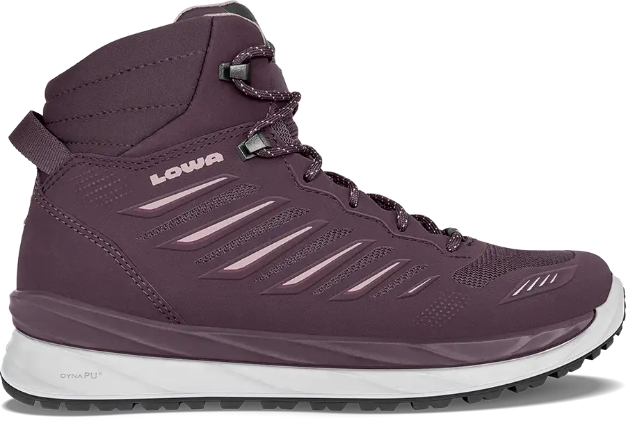Axos GTX Mid women’s boot in burgundy/rose color