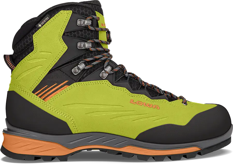Cadin II GTX Mid boot in lime/flame color